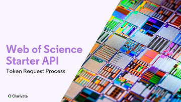 Web of Science Starter API Token Request Process