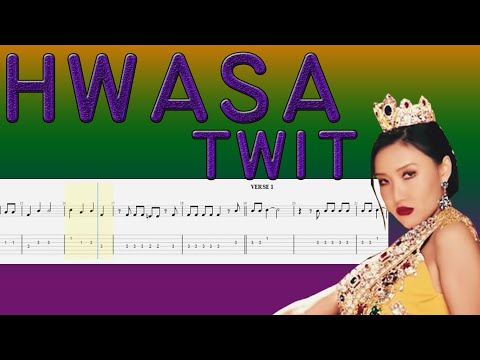 hwasa-(mamamoo마마무)(화사)--twit-(멍청이)-rock-version.-(-guitar-tabs-tutorial-with-notes)
