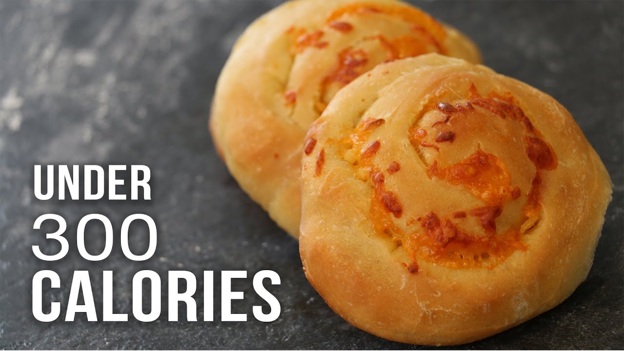 GARLIC AND CHEESE SPIRAL BUNS UNDER 300 CALORIES YouTube