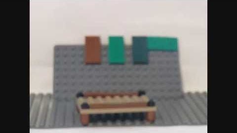 How to make A Lego Pool Table tutorial - OLD VIDEO