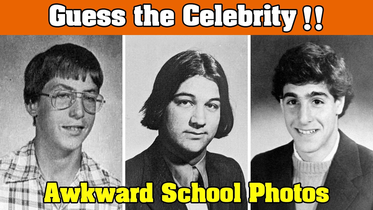 Real School Photos of Celebrities | Can You Guess Every Celebrity?! | Childhood, Youth & Now