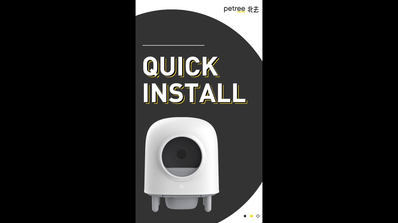 Quick Install Instruction of petree 2nd gen litter box YouTube