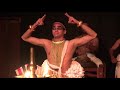 Demonstration of sugreevan in balivadham kutiyattam by sooraj nambiar