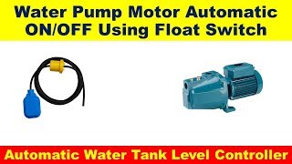 how to Installation  float switch your water tank! How to install sensor for water level controller