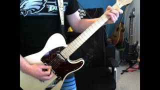 Both guitars in E standard (E A D G B e). Here's a (mostly correct)...