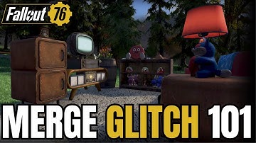 How To Merge Glitch! Fallout 76 Camp Building Tips & Tricks