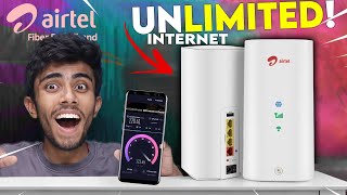 Airtel NEW Unlimited Internet Plan WIRELESS WIFI! Airtel Air Fiber Launch With Cheapest Price!