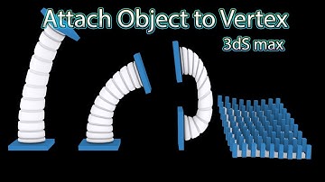 Connect Object to Vertex | 3ds max