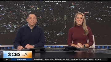 KCBS CBS L.A. at 11pm open November 27, 2025