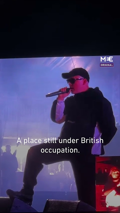 Irish rap group Kneecap chants ‘Free Palestine’ at London show