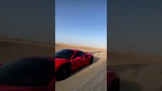 Insane Ferrari 488 Pista Flyby In Dubai
