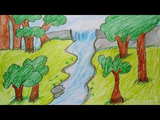 Featured image of post How To Draw A Jungle Scenery