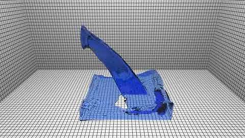 Three dimensional fluid simulator rendered with pbrt