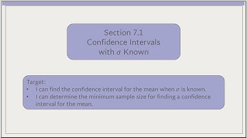 Statistics - 7.1 Video