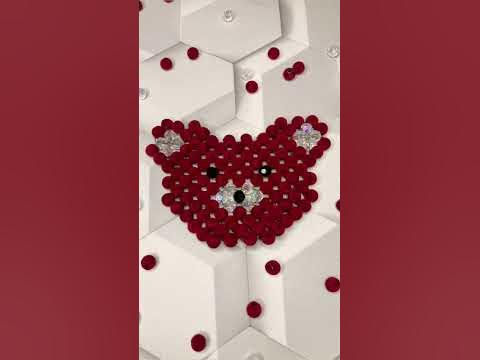 пушистый Мишка из бусин 🧸#мишкаизбусин #handmade #ручная_работа # ...