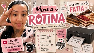 MINHA ROTINA DE MÃE E EMPREENDEDORA😨💕