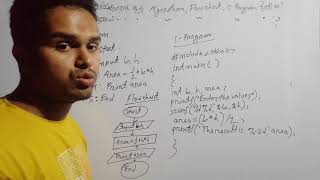 Hsc ICT chapter 5, Triangle Area, Circle area Nirnoy korar Jnno Algorithm, Flowchart, C-program
