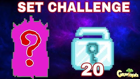 New set with 20 diamond locks set challenge | Growtopia #148