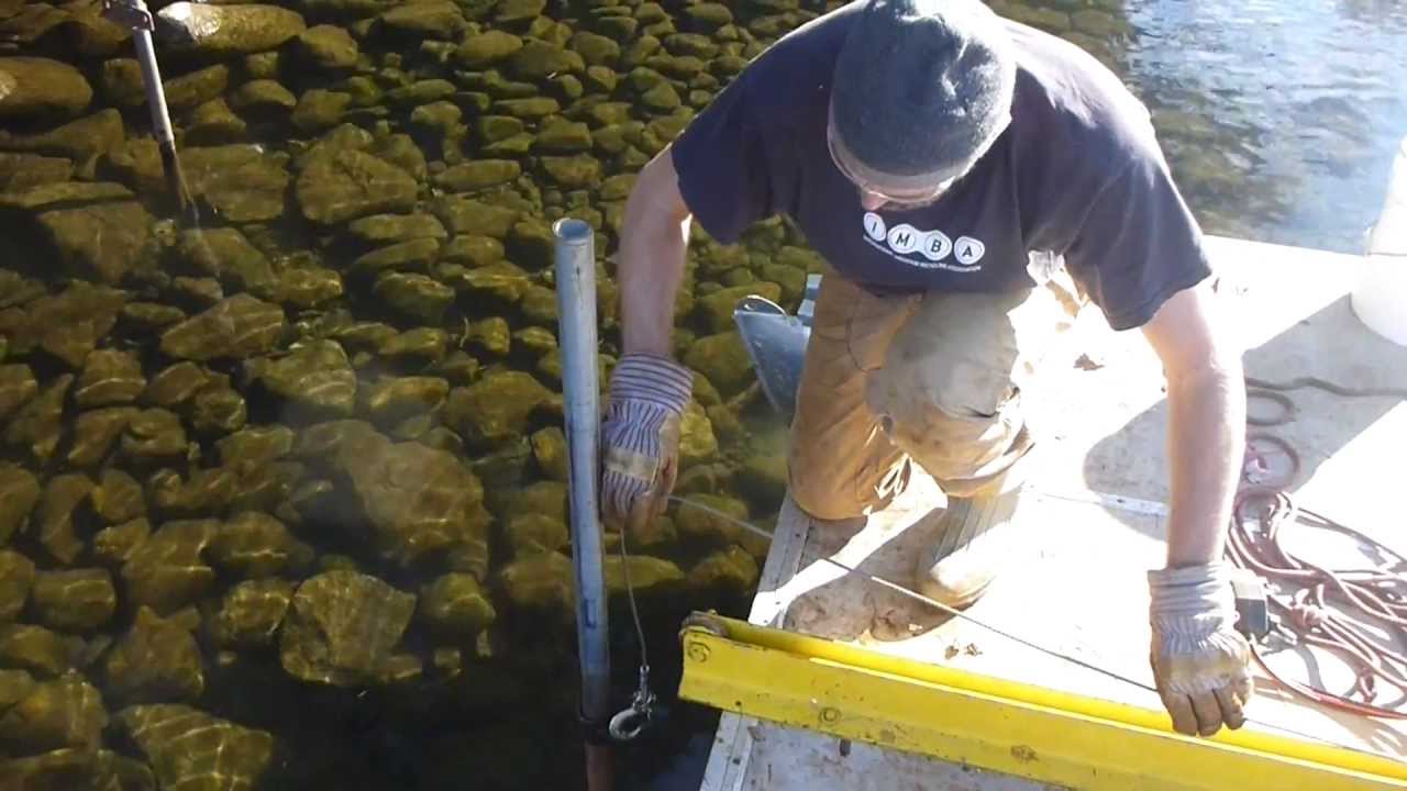Pulling dock posts YouTube