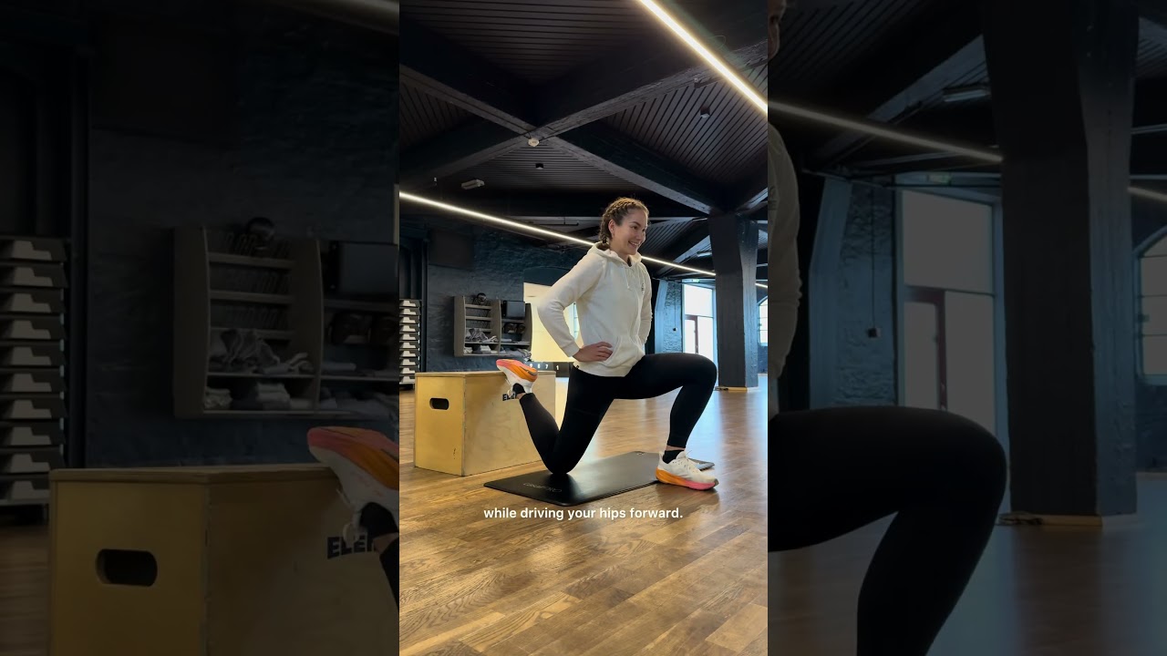 Your ‘couch stretch’ but upgraded 😏🛋️ #stretching #mobility #runner