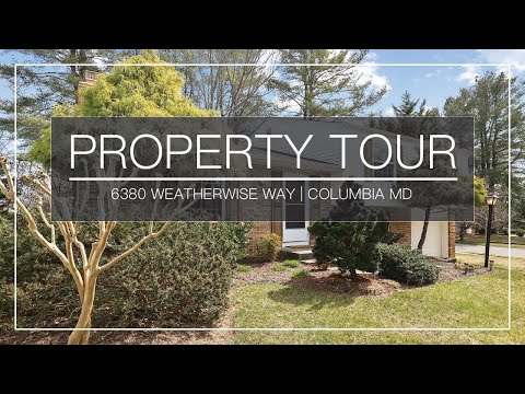 6380 Weatherwise Way, Columbia, MD home video tour