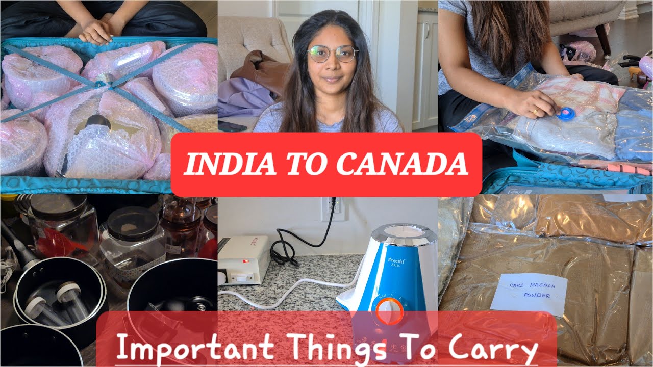 Things to Carry while moving to Canada From India | Tamil Couples In Canada | What To Pack