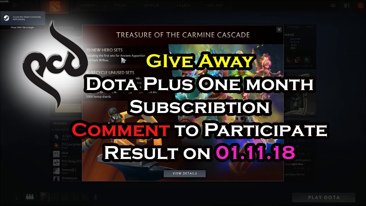 Treasure of the Carmine Cascade - Dota 2 New Treasure Preview