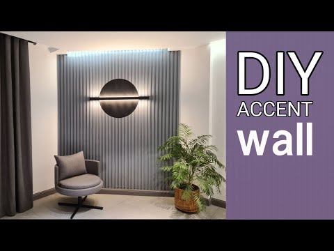 DIY Accent wall // Modern accent wall // Tarsim Office