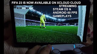 FIFA 23 AGORA RODA NO STEAM DECK VIA XCLOUD #fifa #steamdeck #steamos 