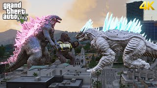 GTA 5 - Godzilla x Kong VS Titanus Shimo | The New Empire!