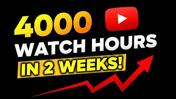 How To Get 4000 watch hour Fast. The right way 💯 #youtubegrowth #youtubemonetization 