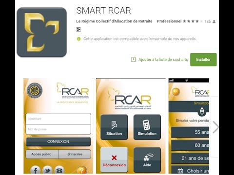 RCAR Application mobile smart rcar