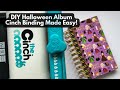 DIY Cinch Mini Chipboard Album Tutorial | Easy Halloween Tea Party Memory Book