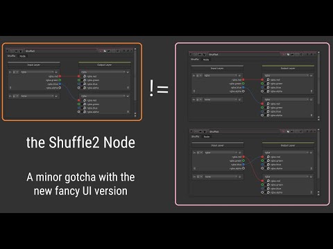 Nuke's Shuffle2 - a minor gotcha with the UI and getting odd pixels