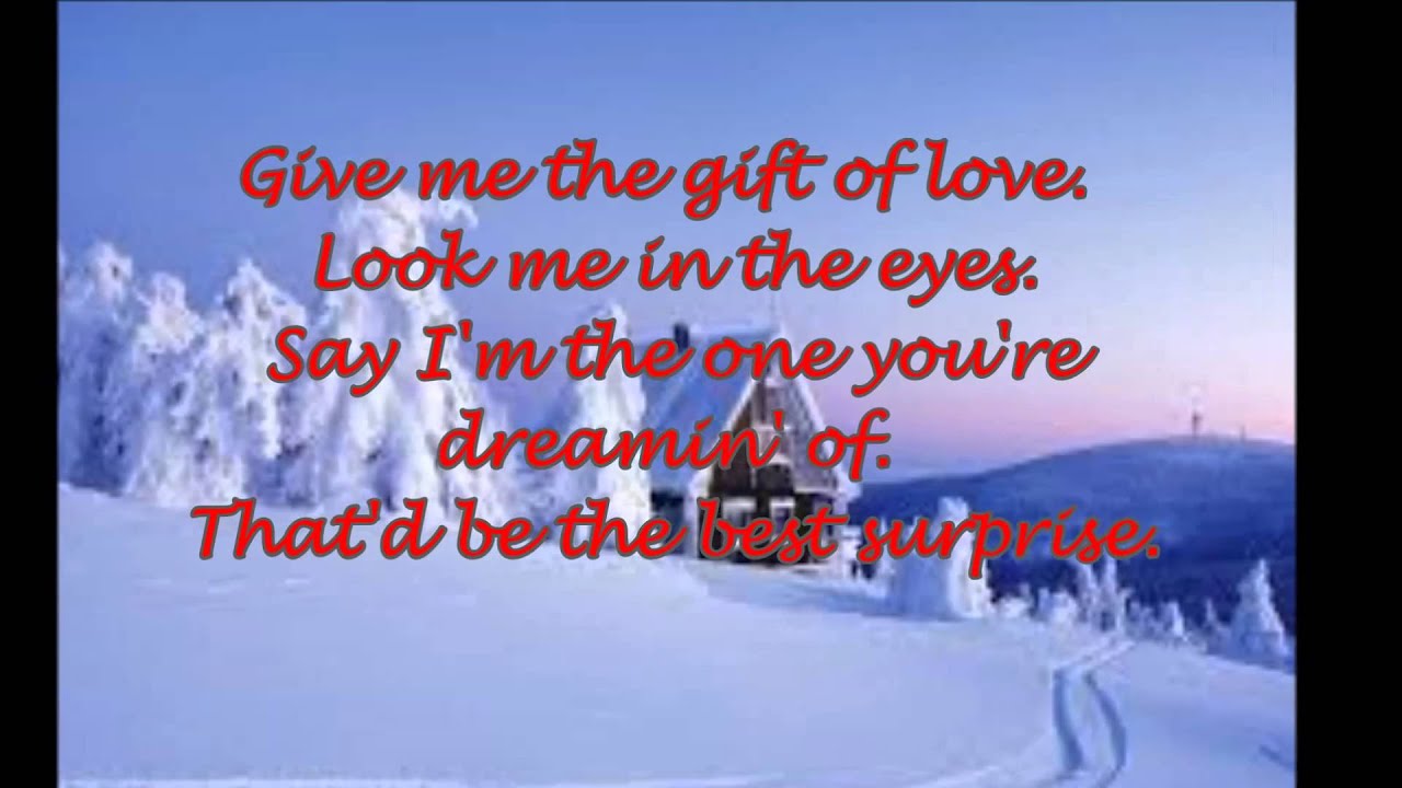The gift of love with lyrics YouTube