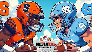 NCAA Football 06 | #4 Syracuse vs #6 North Carolina | Season 2 Week 8 ACC Showdown