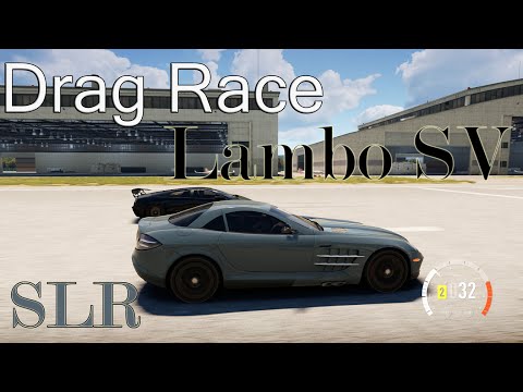 Mercedes benz slr vs lamborghini murcielago #3