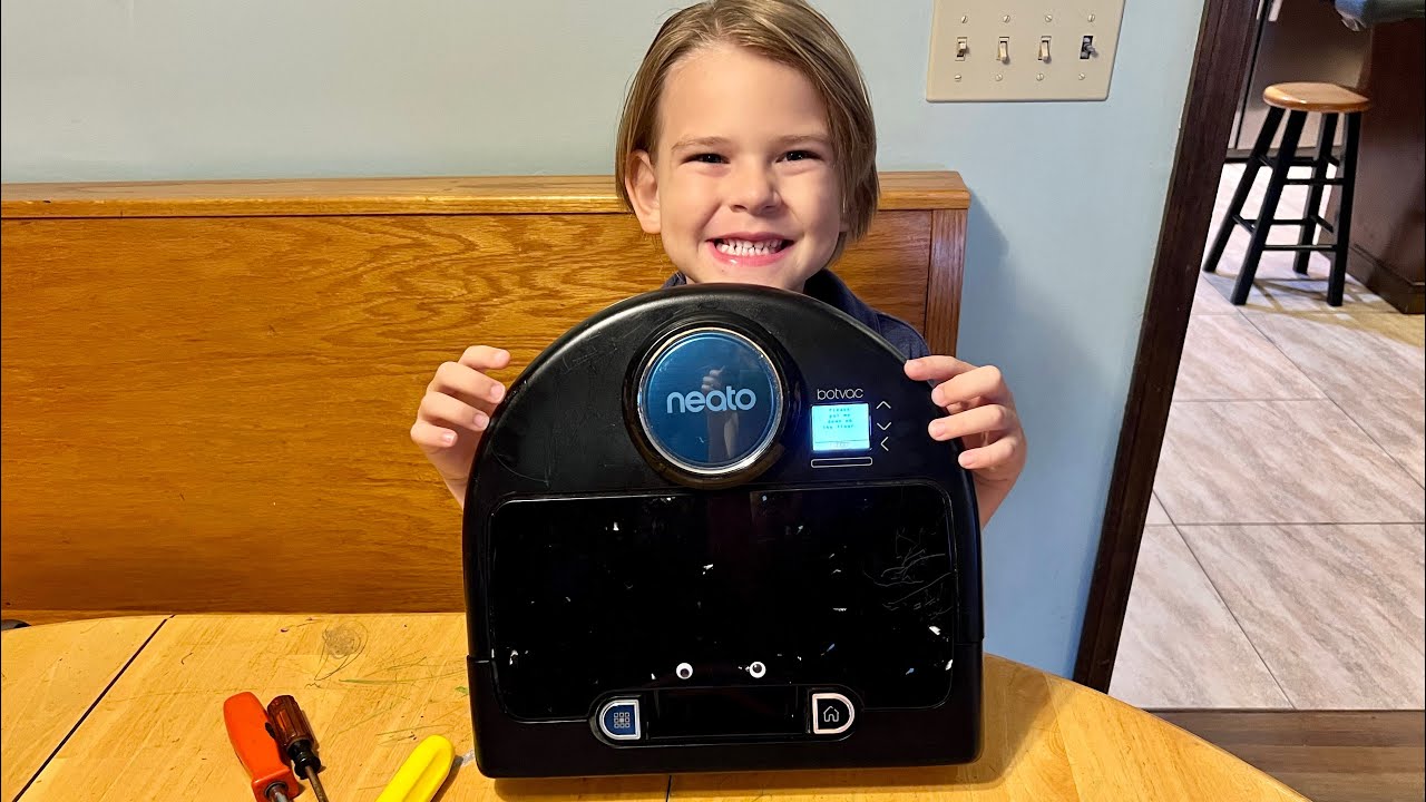 How to Disassemble a Neato Botvac Robot Vacuum! - YouTube