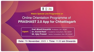 Online Orientation Programme of PRASHAST 2.0 App for Chhattisgarh