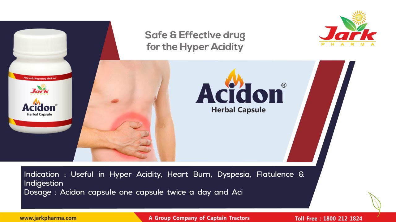 ACIDON : Herbal Capsule - YouTube