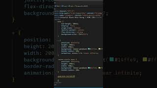 Colorful Black Hole | HTML CSS