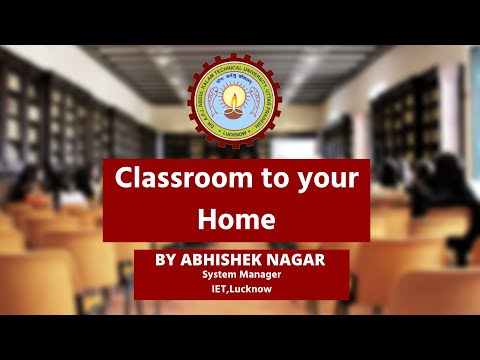 How to create Classroom from home - Abhishek Nagar | AKTU Digital Education