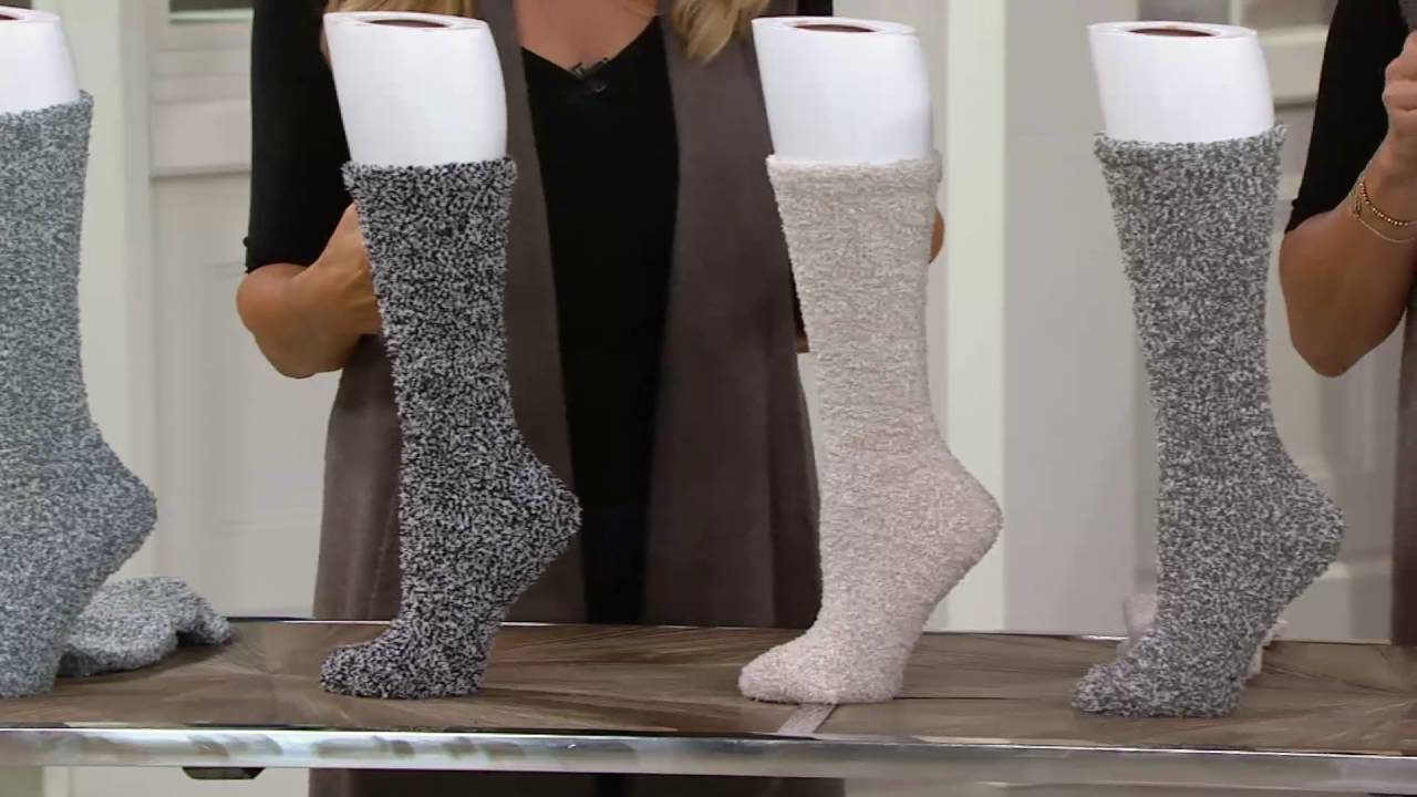 Barefoot Dreams CozyChic Heathered Socks