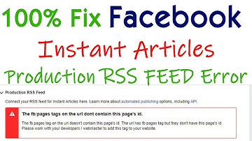 The fb:pages tags on the url dont containt this page