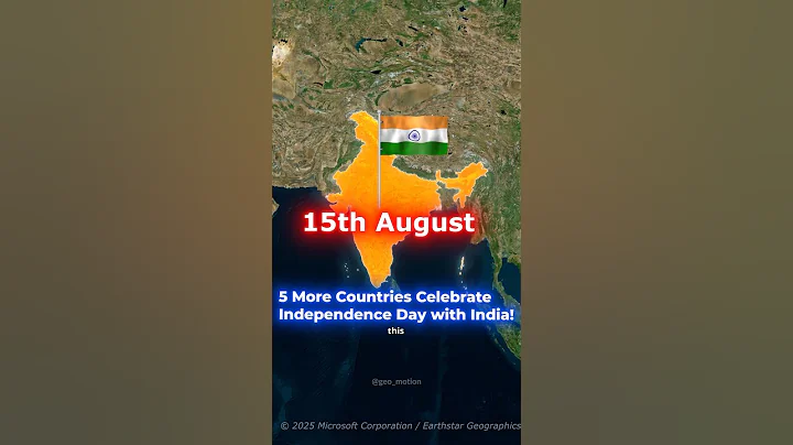 Countries Share Independence with India!