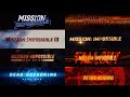All Mission Impossible Intros 1 8 With Final Reckoning HD