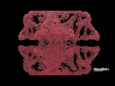 Particle Advection by Gray Scott Reaction Diffusion