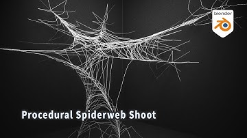[Tut] Procedural Spiderweb Shoot - Blender Geometry Nodes 4.4