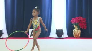 Rhythmic gymnastics competition level 4 rope and hoop routine Rhythmic girl 12/10/2021 Mila Tokaev