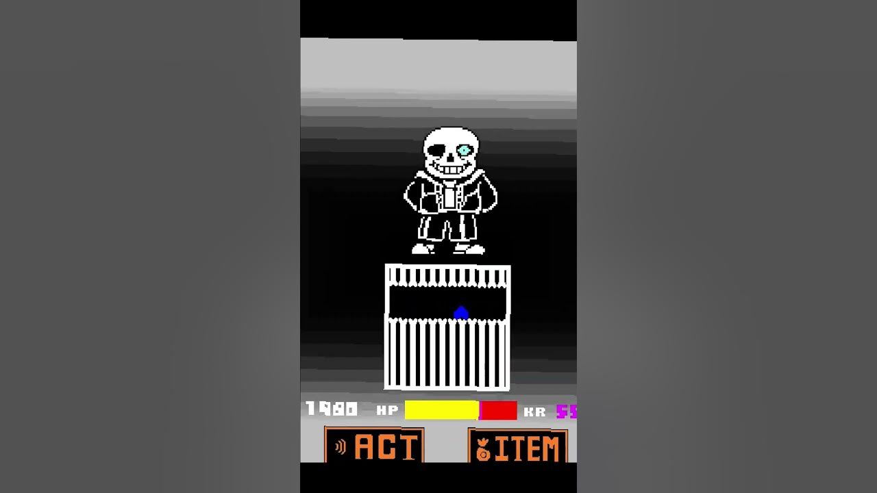 Ending Time Octet Sans Fight - All Soul Types in One Battle!! #undertale # sans #shorts 